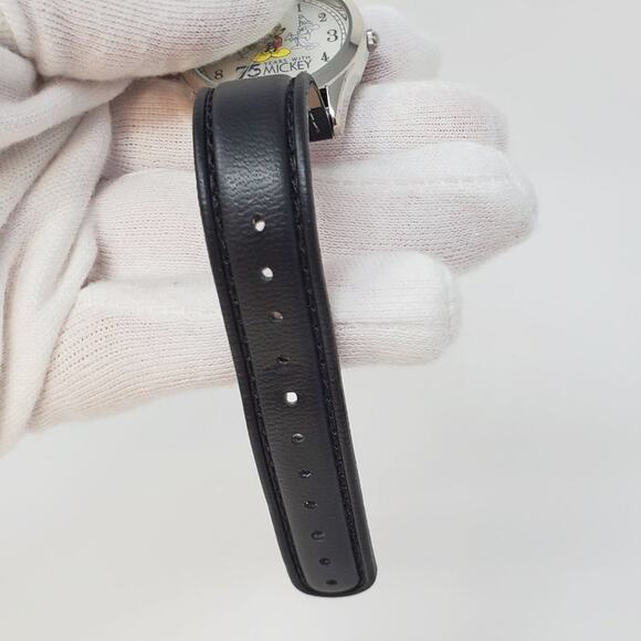 Disney 75 Years w/ Mickey Mouse Silver-Toned Watch Like-New - Picture 9 of 14
